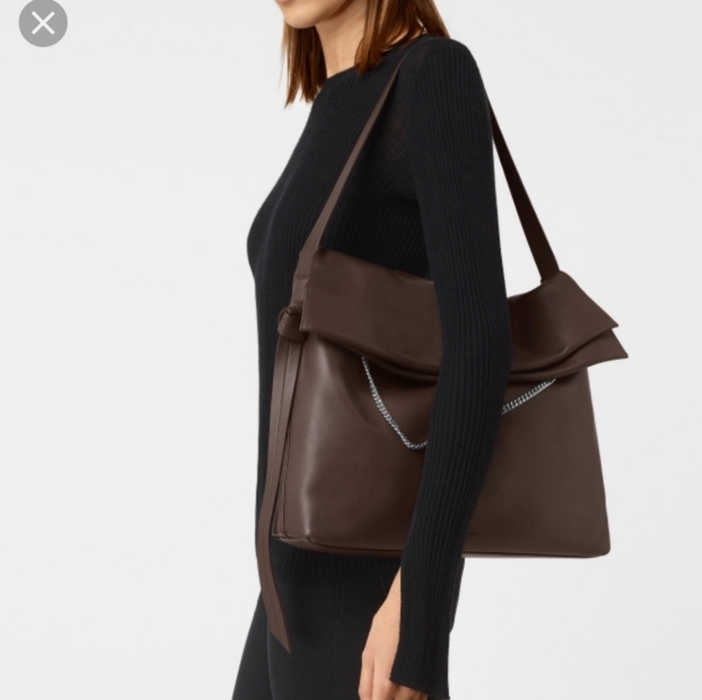 AllSaints Lafayette Shoulder bag in Prune